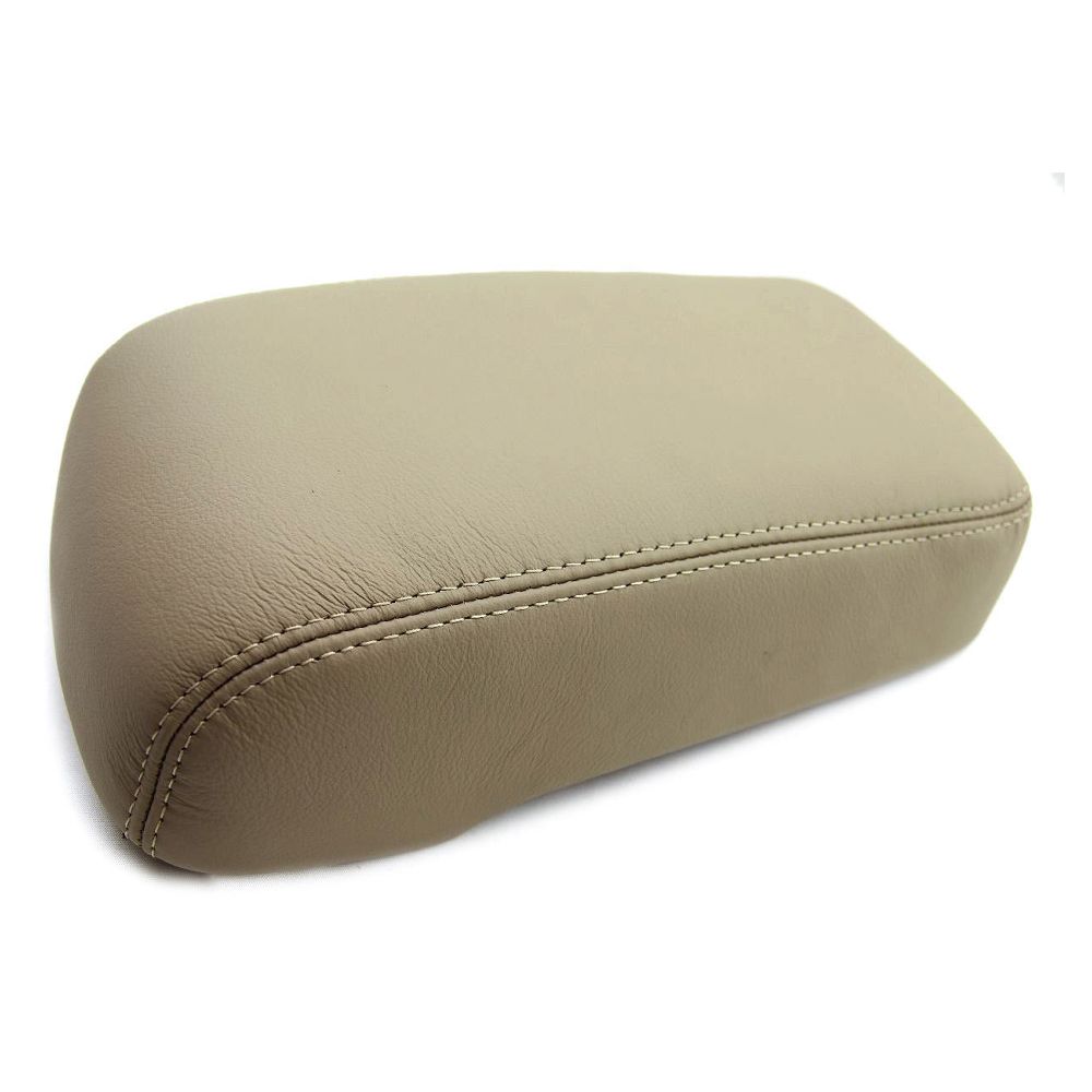 Center Console Armrest Leather Synthetic Cover For 06-10 H3 Sport Utility Beige