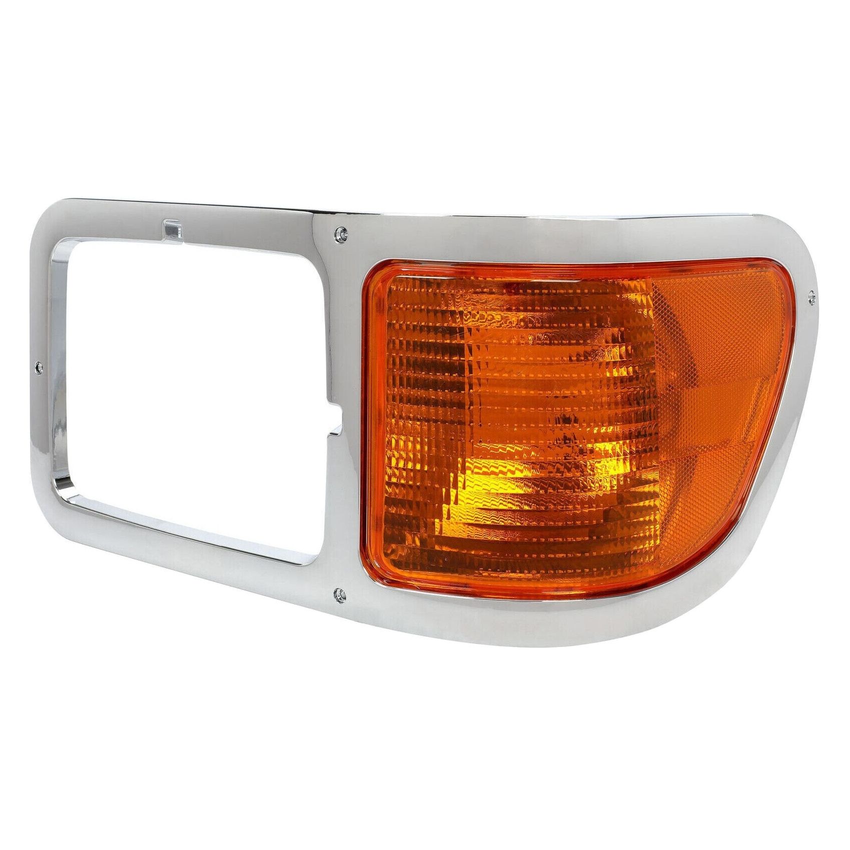 Left Headlight Bezel Trim+Corner Signal Light Lens For Ford 00-15 F650 00-15