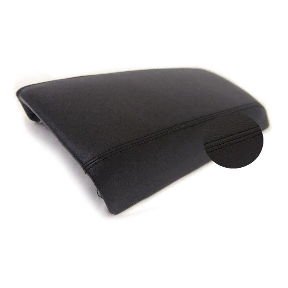 Center Console Armrest Leather Synthetic Cover For 2012-2017 Edge Black