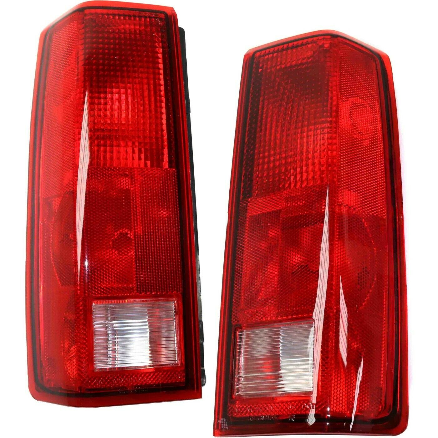 Set Of 2 Tail Light For 85-05 Astro 85-05 Safari LH & RH Clear & Red Lens