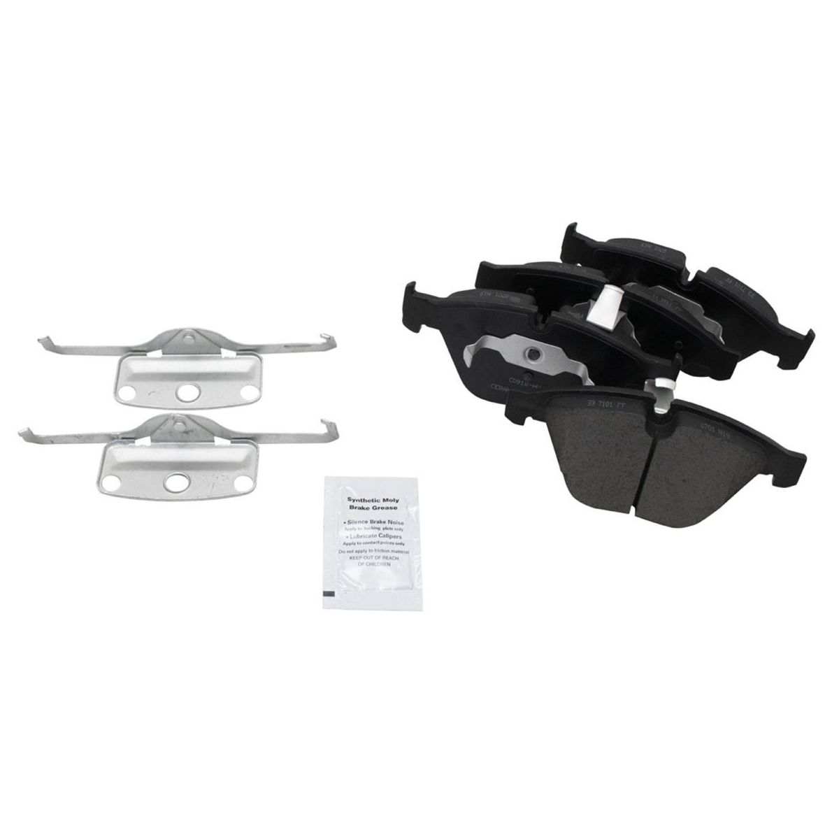 For 2006-2007 BMW 530xi Base Sedan Front & Rear Ceramic Brake Pad & Rotor Kit