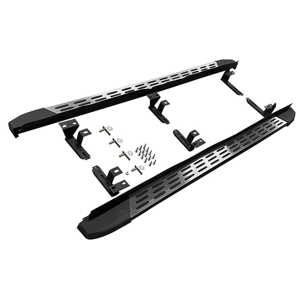 Fits 2023 Honda CR-V CRV V1 Style 2PCS Running Boards Side Step Bar Aluminum