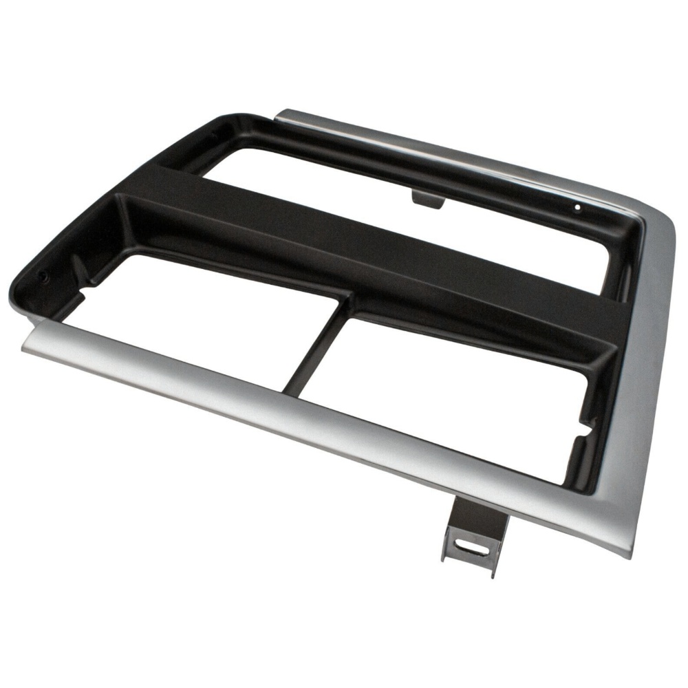 For 1989-1991 Chevrolet GMC PU Chrome/Silver Headlamp Door Dual Rect Right Side