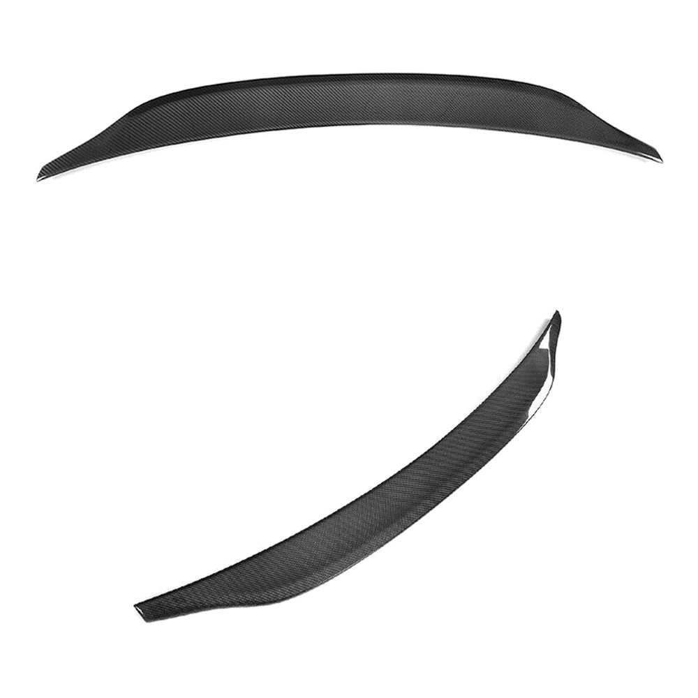 Fits 17-23 Audi A4 S4 B9 Style Carbon Fiber Rear Trunk Spoiler Wing Tail Lip