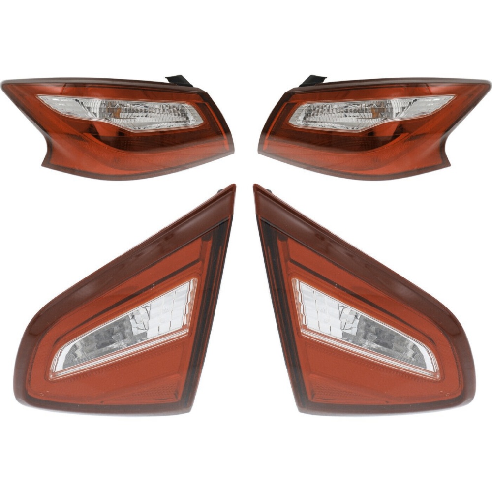 Tail Lights Taillights Taillamps Brakelights Set Of 4 Driver & Passenger Side