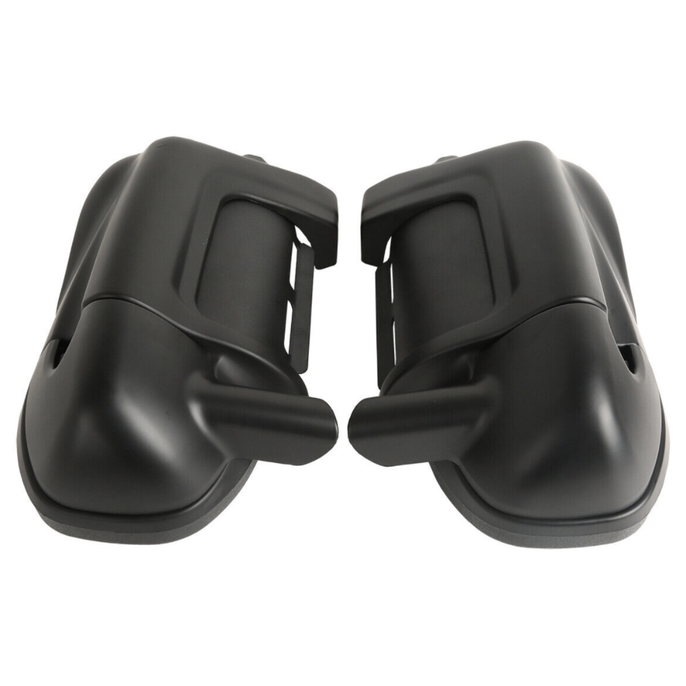 For Harley-Davidson Matte Black Lower Vented Leg Fairings Glove Box Street