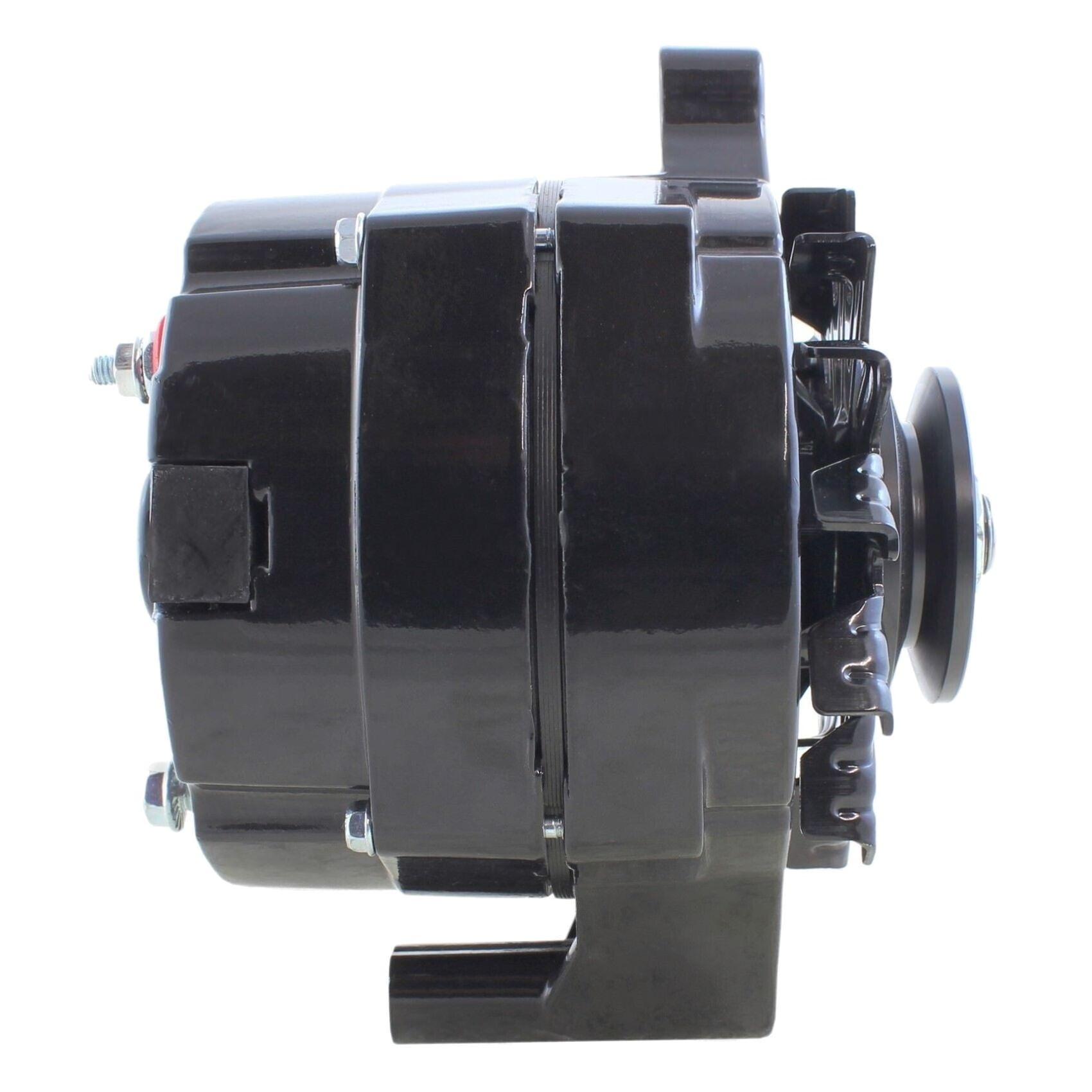Wire Powdercoated Black Alternator 140 12 VOLT 1G Hybrid GM Style