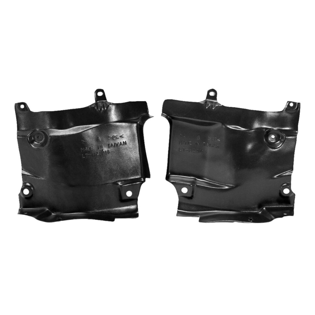 Engine Splash Shields Set Of 2 Front Driver & Passenger Side Left Right Pair