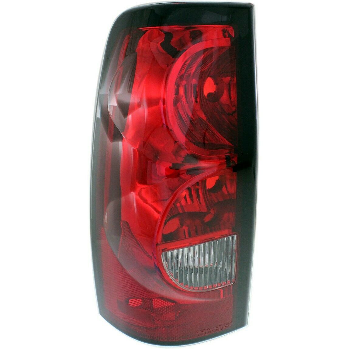 Halogen Tail Light For 2004-2007 Classic Silverado Fleetside Left W/Blk Trim