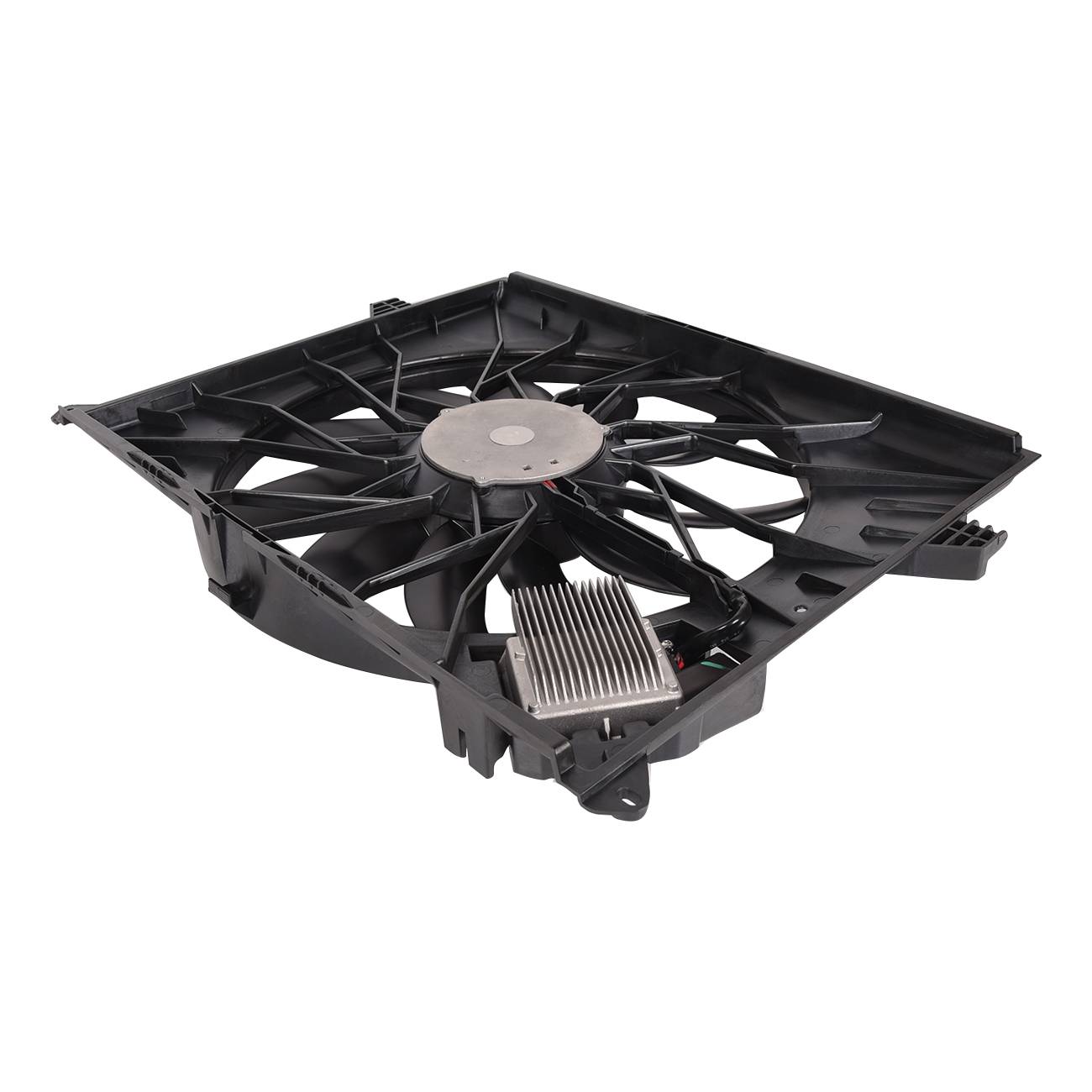 Radiator Condenser Cooling Fan Motor Assembly For Mercedes-Benz GL ML 1645000093