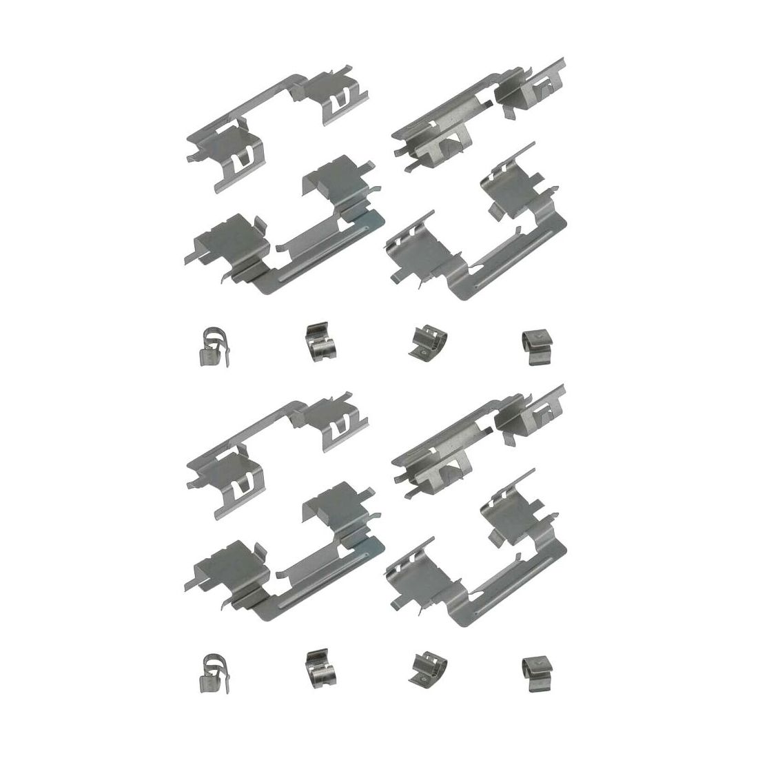 2 Sets Of - For 04-10 Toyota Sienna Mini Passenger Van Disc Brake Hardware Kit Front