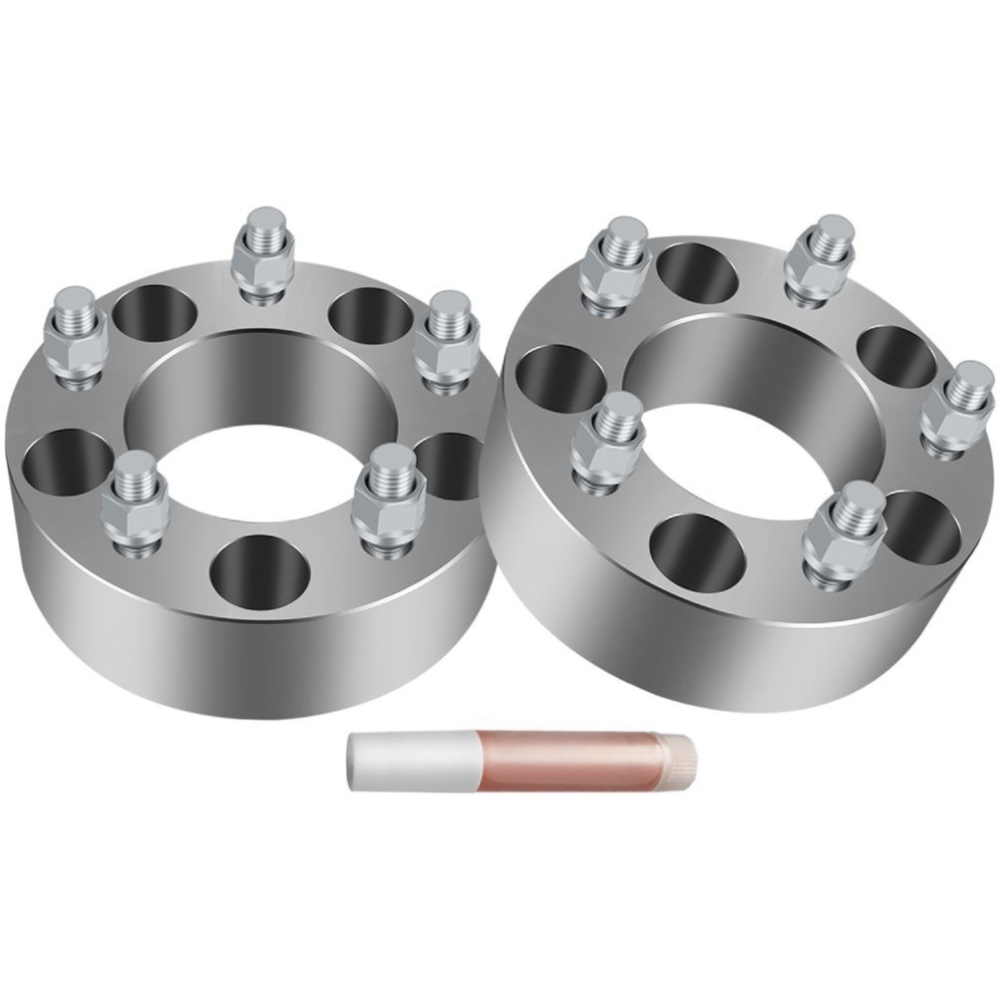 2x 2" Thick 5x5 To 5x5 Wheel Spacers For Buick Cadillac Chevy GMC Jeep 5 Lugs