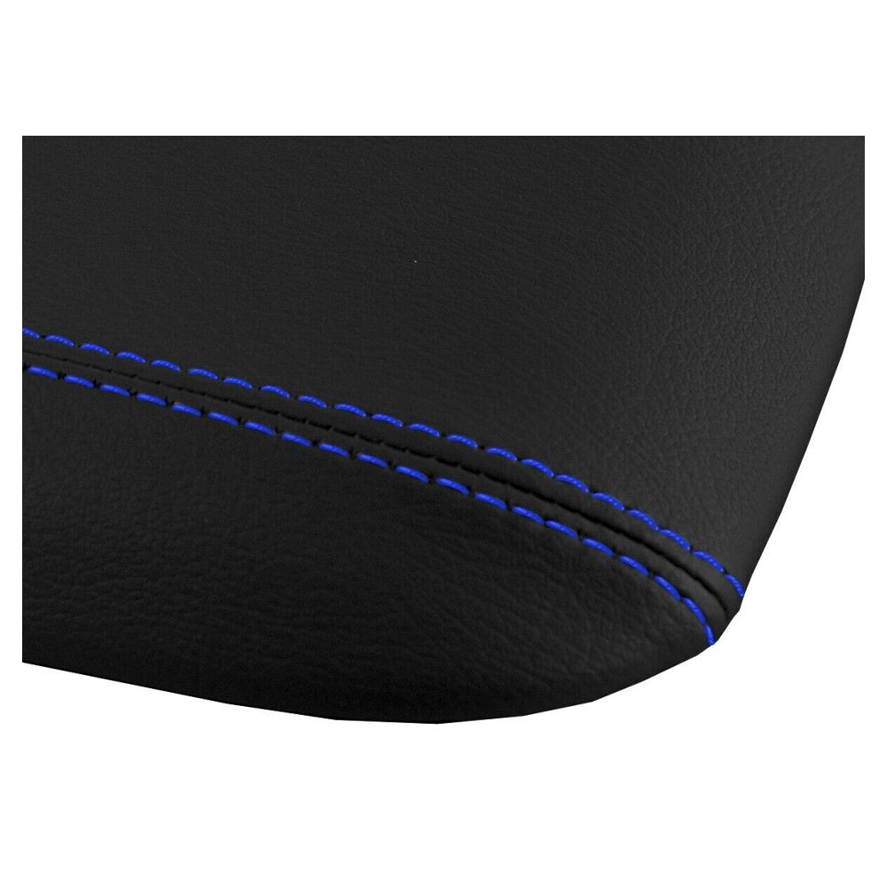 Console Lid Armrest Cover Leather For 97-99 CL Premium 97-98 CL Base Blue Stitch