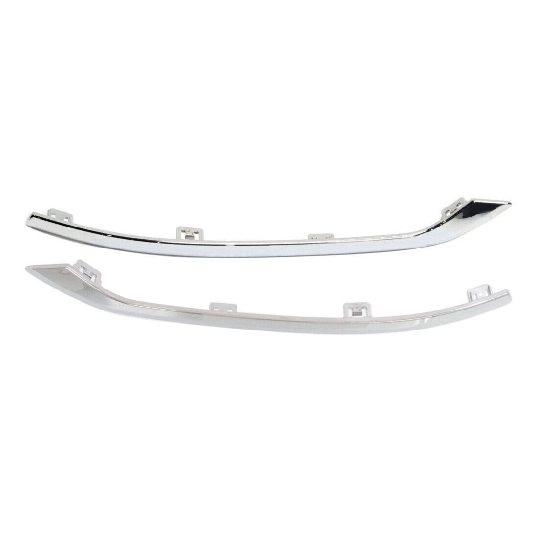 Bumper Trim For Acura 2015-2020 TLX W/ Chrome Strip Set Of 2 Rear Left & Right