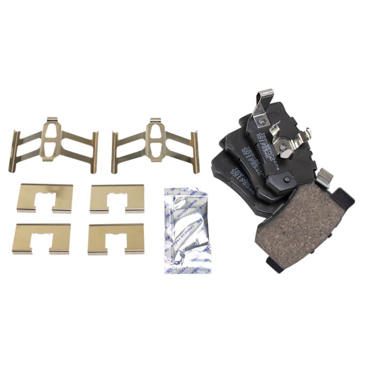 Front & Rear For 05-06 Honda CR-V Sport Utility Brake Rotor Ceramic Pad Kit