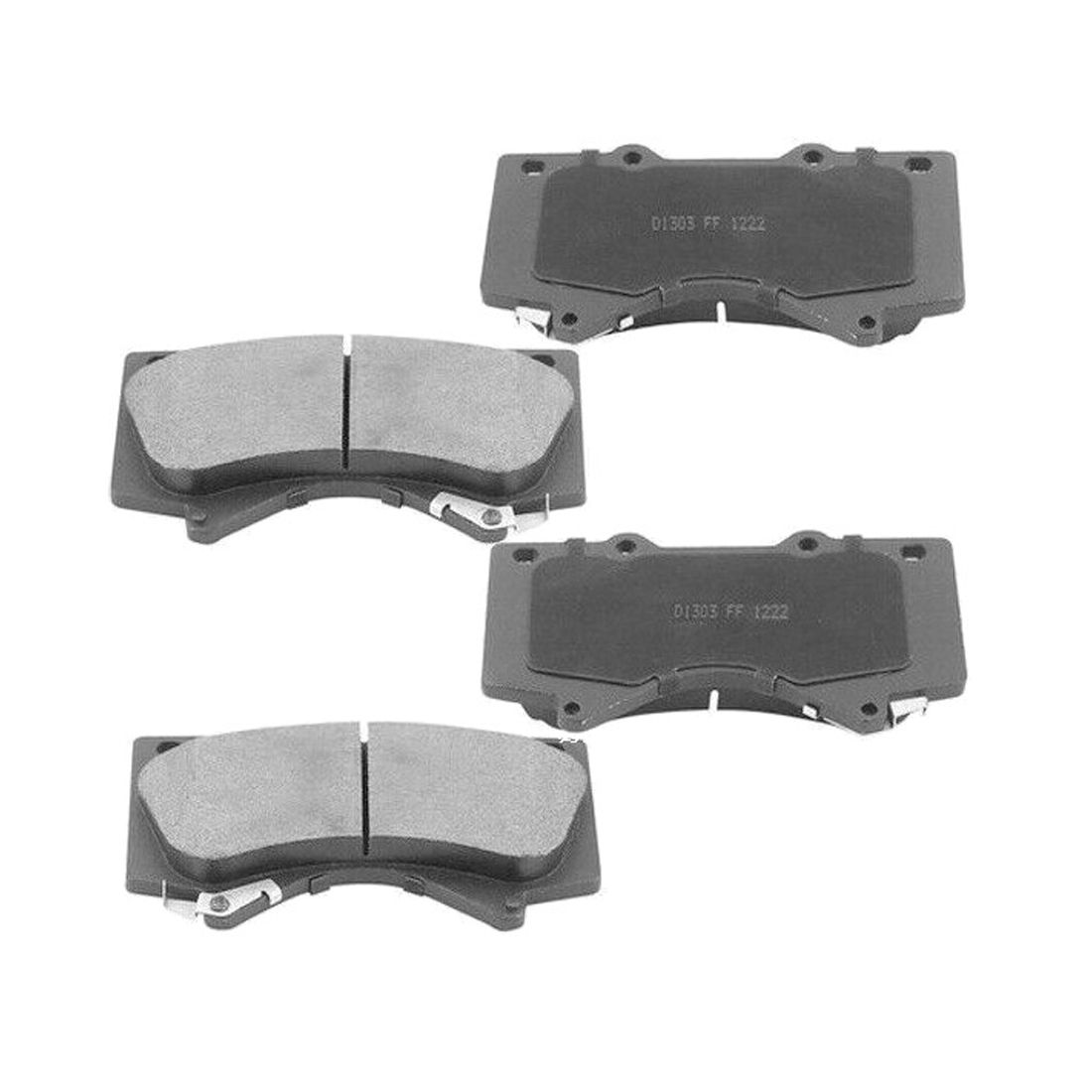 For LX570 Land Cruiser Sequoia Tundra Front Ceramic Brake Pads W/Hardware