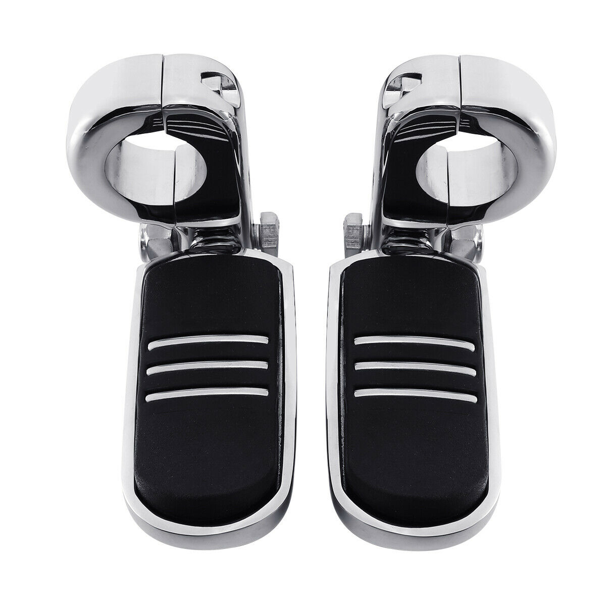 2 Sets Of - 1/4'' Pegstreamliner Highway Foot Pegs Footpeg Mount Fit For Harley