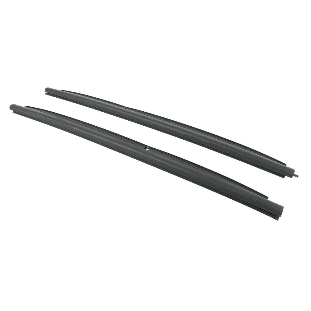 For Cadillac 2002-2006 Escalade Set Of 2 Front Outer Window Sweep Pair Black