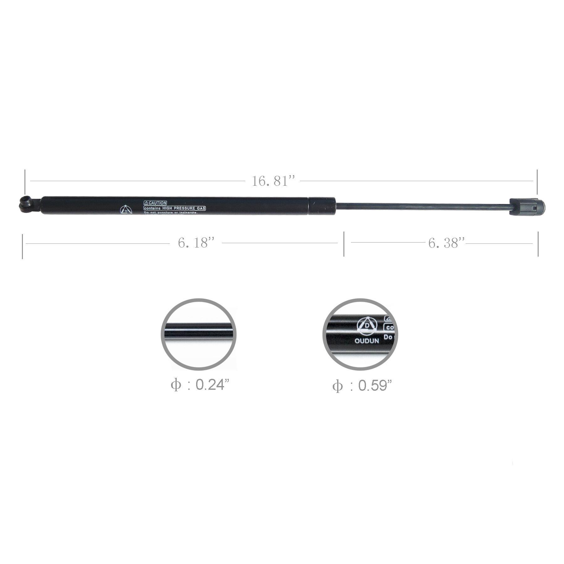 2 Sets Of - Rear Window Glass Gas Lift Supports Strut Shocks Fit Ford Mercury Mazda