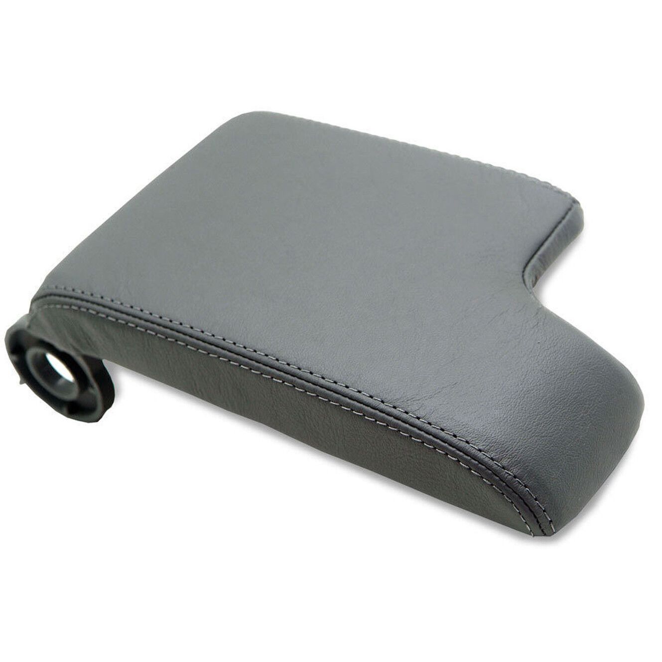 Center Console Armrest Leather Synthetic Cover For BMW E46 99-04 Gray