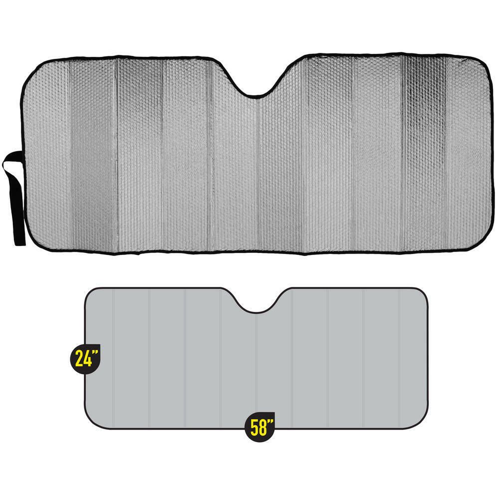 Auto Sunshade Gray Bubble Foil Reflective Sun Shade For Car Visor Windshield