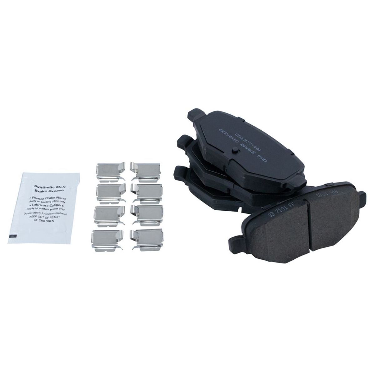 Rear Ceramic Brake Pad, Rotor & Caliper Kit Taurus Flex Explorer
