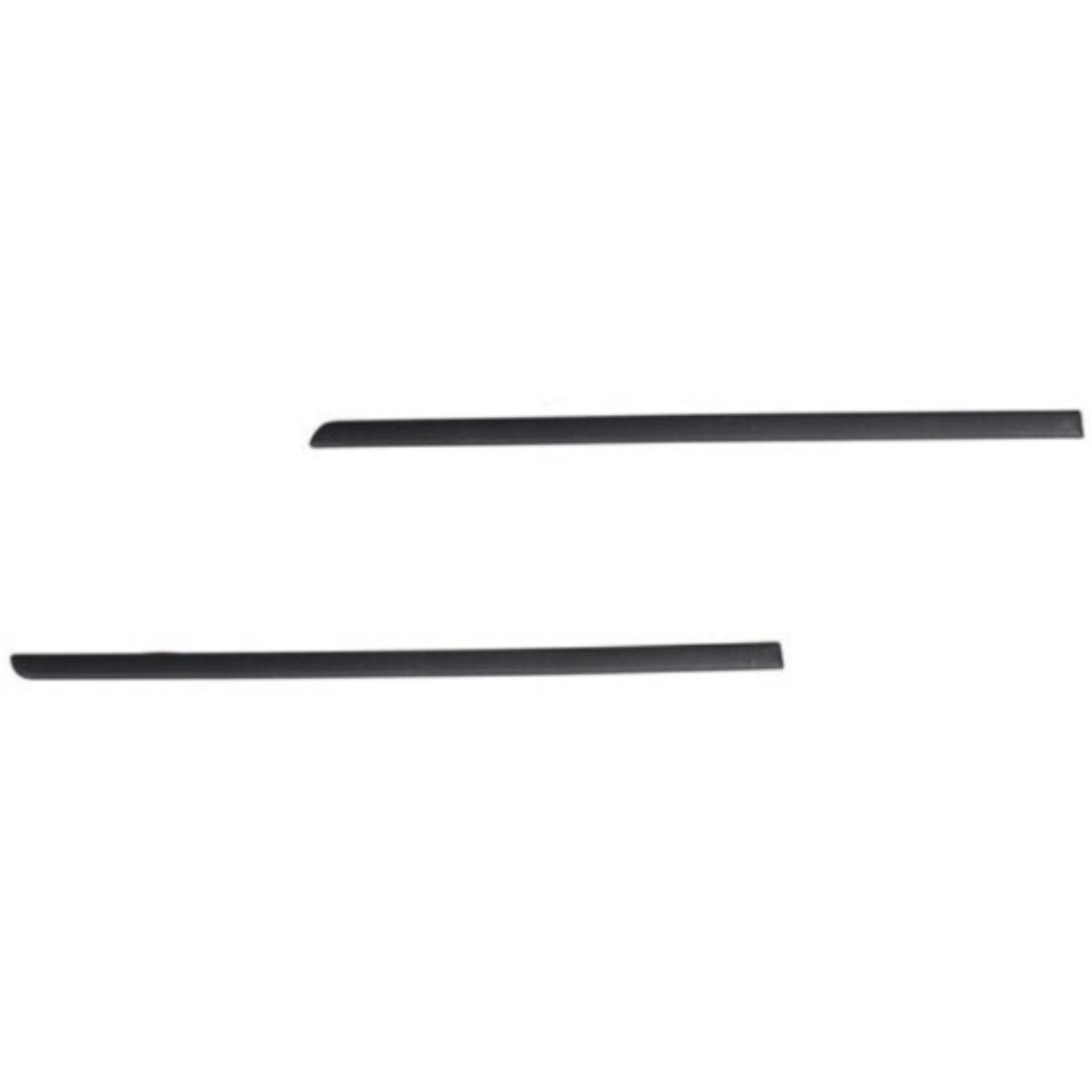 Set Of 2 Door Molding And Beltlines Rear Driver & Passenger Side For Chevy Pair
