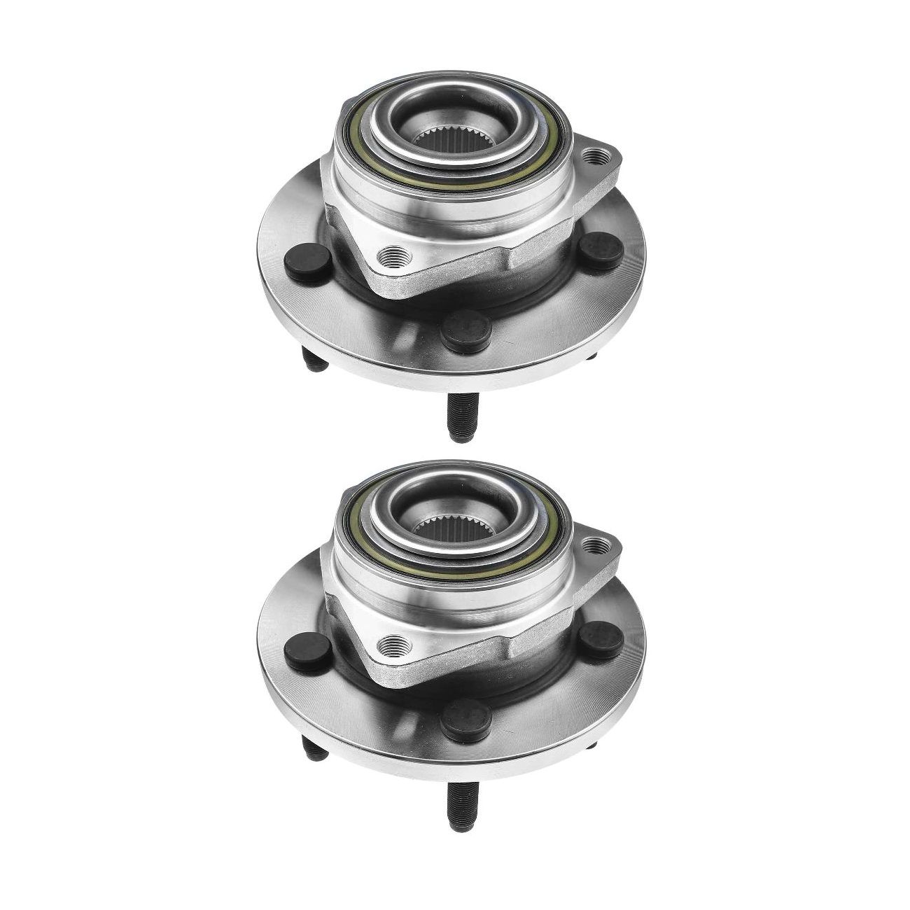 2 Sets Of - Front Wheel Hub & Bearing Assembly For 2005-2010 Dakota 2006-2009 Raider