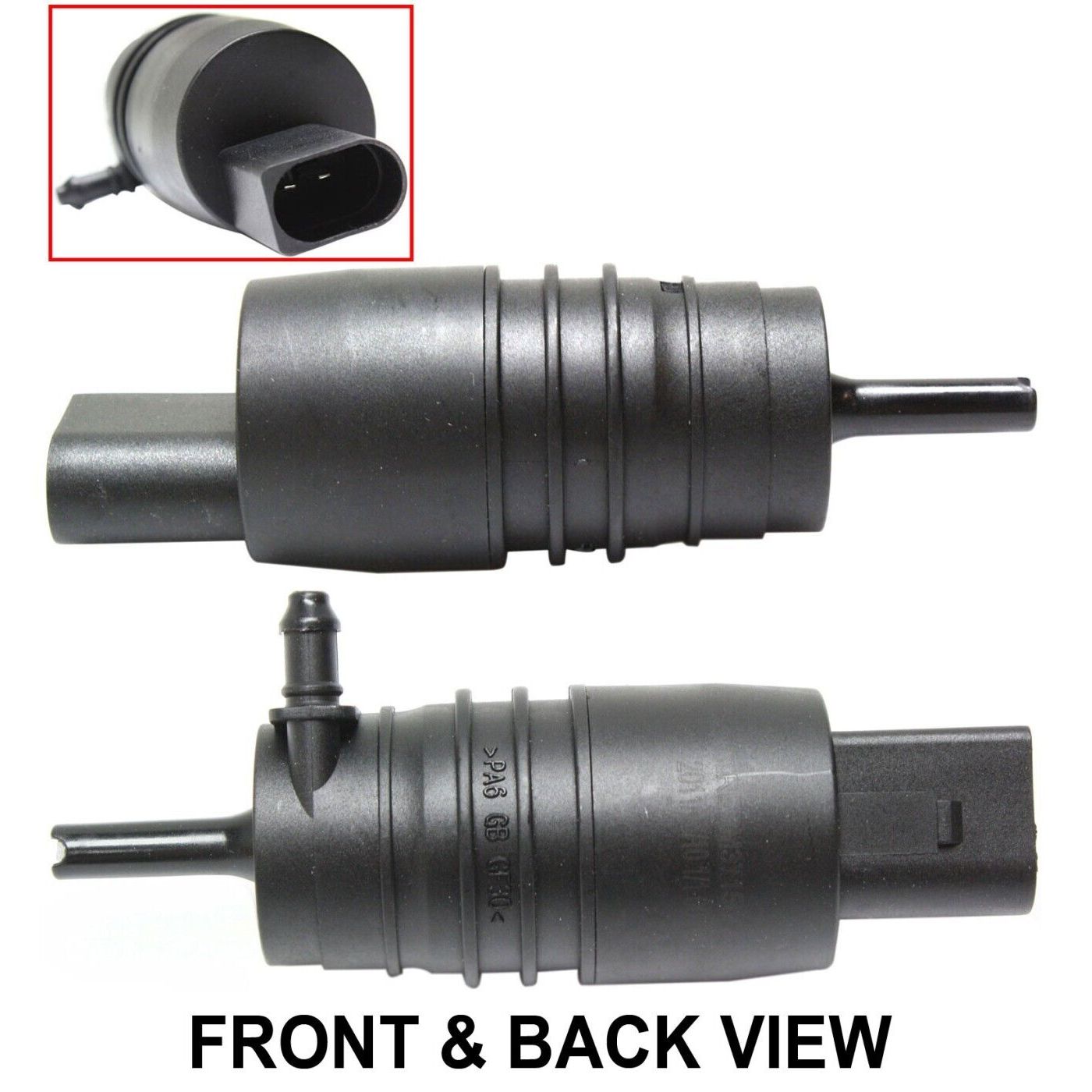Windshield Washer Pumps Set Of 2 For 1998-2000 A4 Sedan 5-Series 3 530 Pair