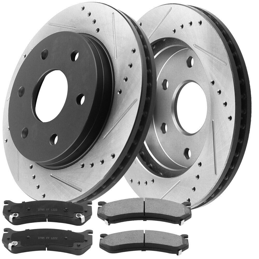 305Mm Front Brake Rotors Brake Pads For 2000-2006 Tahoe GMC 2003-2005 Safari U