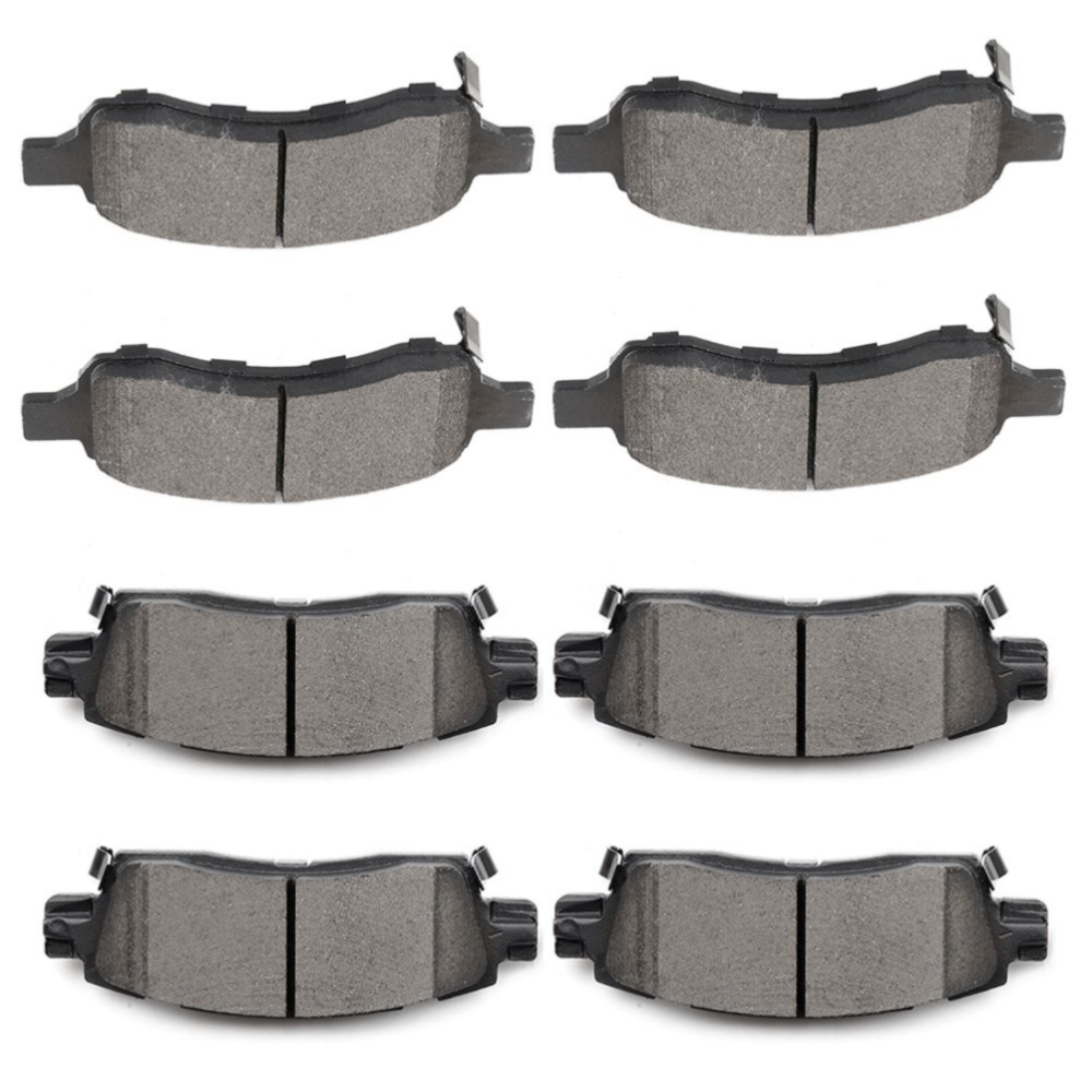 Front Rear Ceramic Brake Pads For Buick Enclave Chevrolet Traverse GMC Acadia