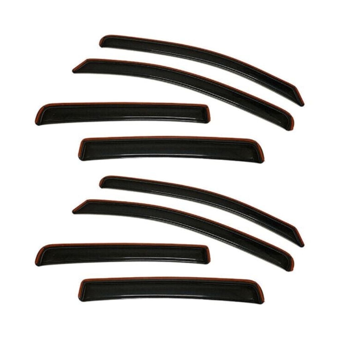 2 Sets Of - IN-CHANNEL Smoke Window Visors Sun Vent Rain Guard For 13-21 Encore 15-21