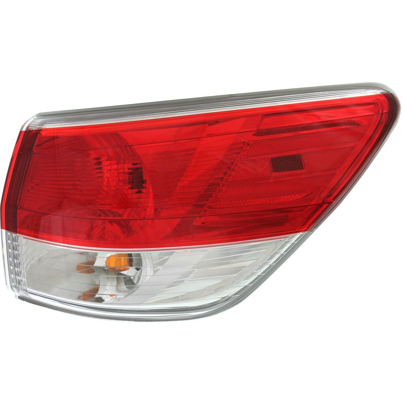 Halogen Tail Light For Nissan 2013-2016 Pathfinder Right Clear/Red Lens W/ Bulbs