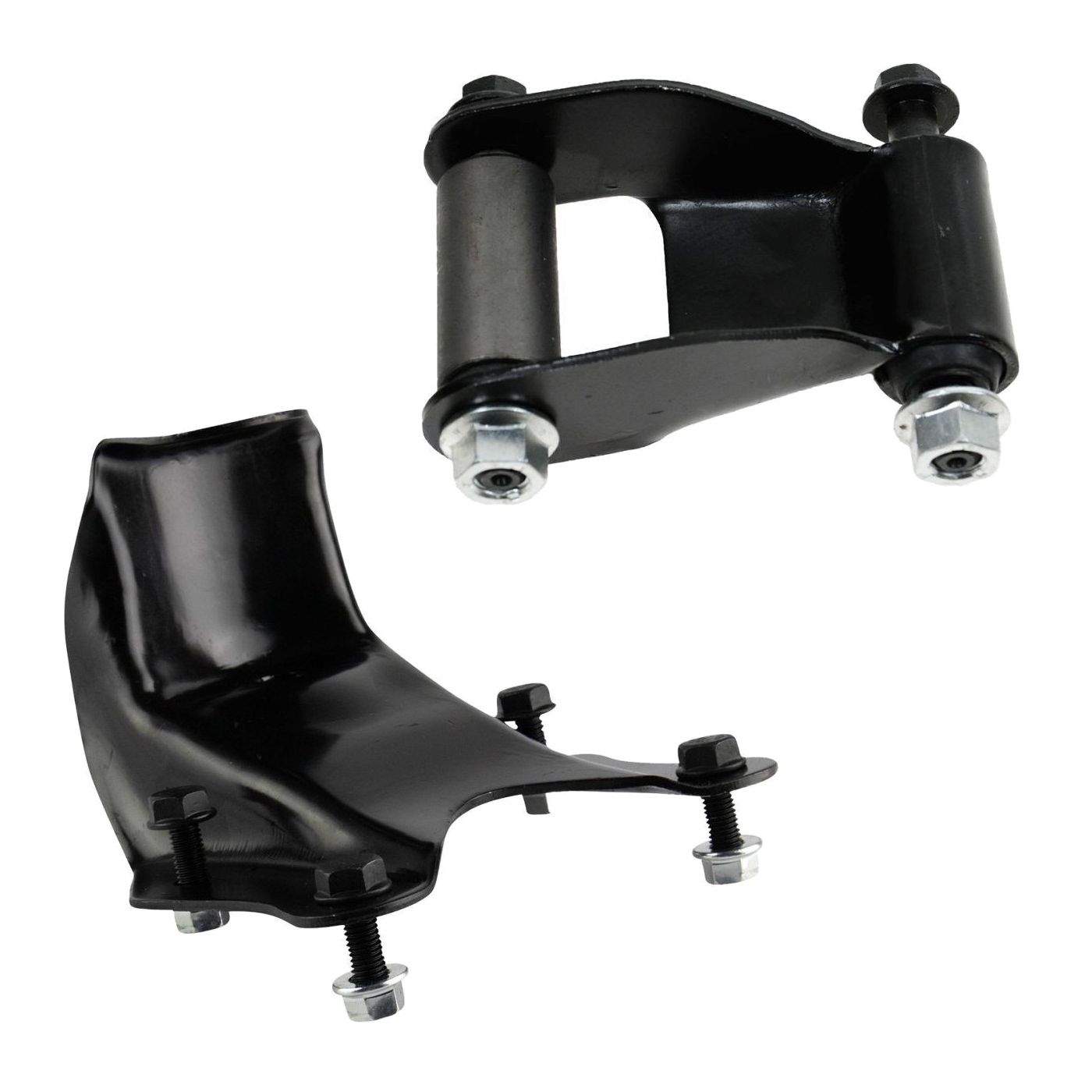 Rearward Leaf Spring Shackle & Bracket Hanger Set LH Or RH Side For F150 E150