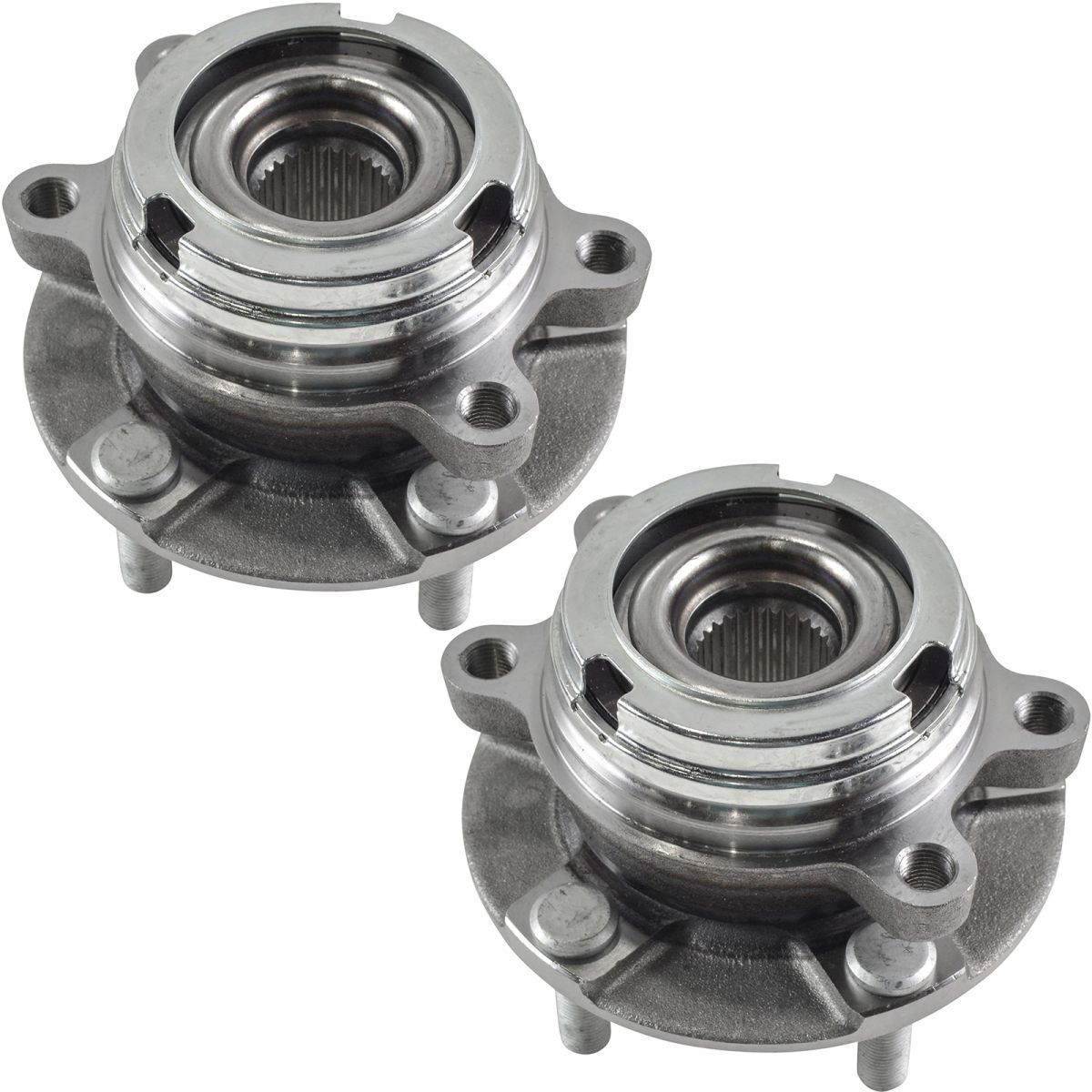 2 Sets Of - Front Wheel Hub & Bearing Assembly Set For 03-07 Murano 04-09 Quest FWD
