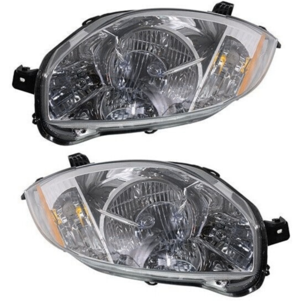 Headlight Set For Mitsubishi 2006-2010 Eclipse Left And Right With Bulb 2Pc