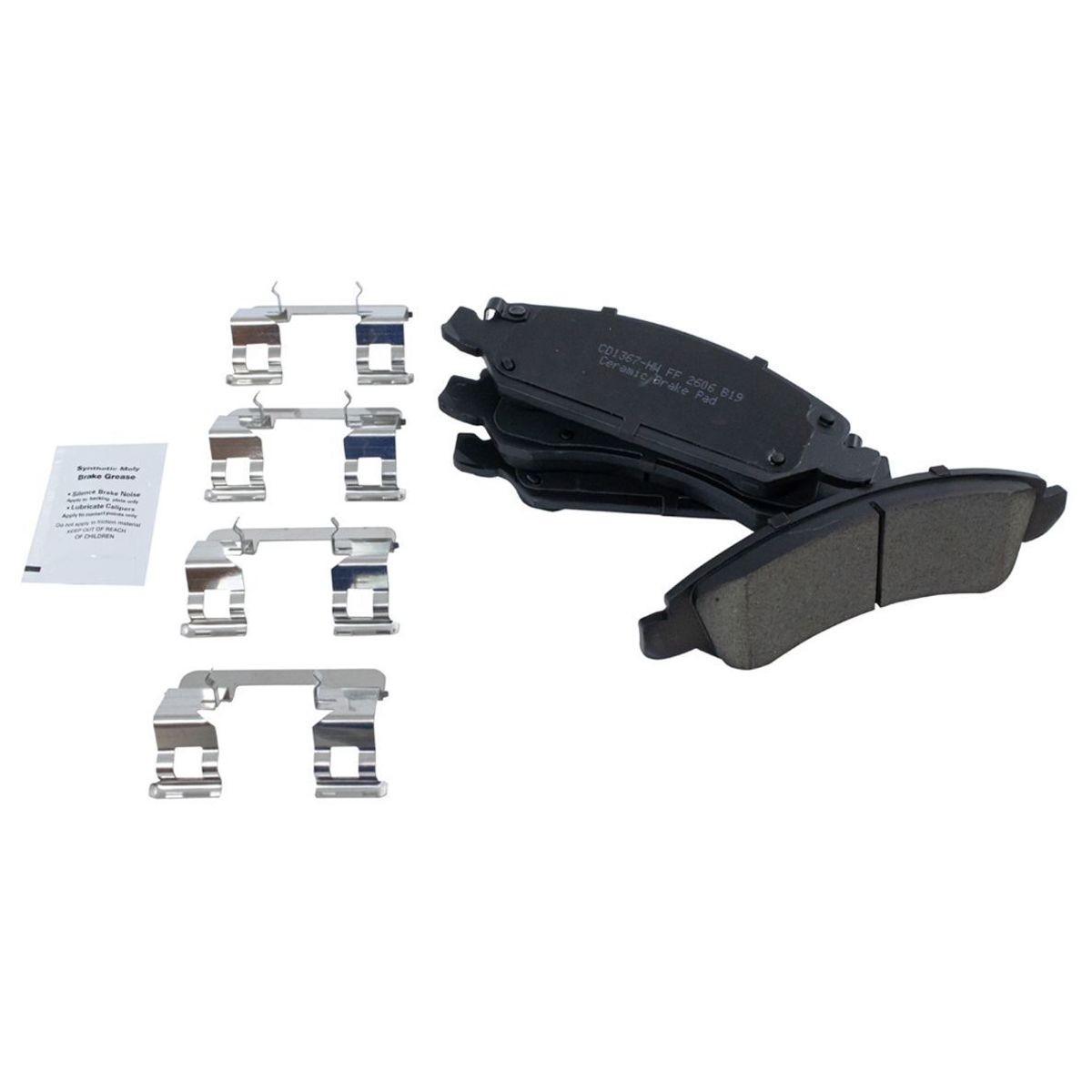 Front & Rear Performance Rotor & Ceramic Brake Pad Kit W/Chemicals