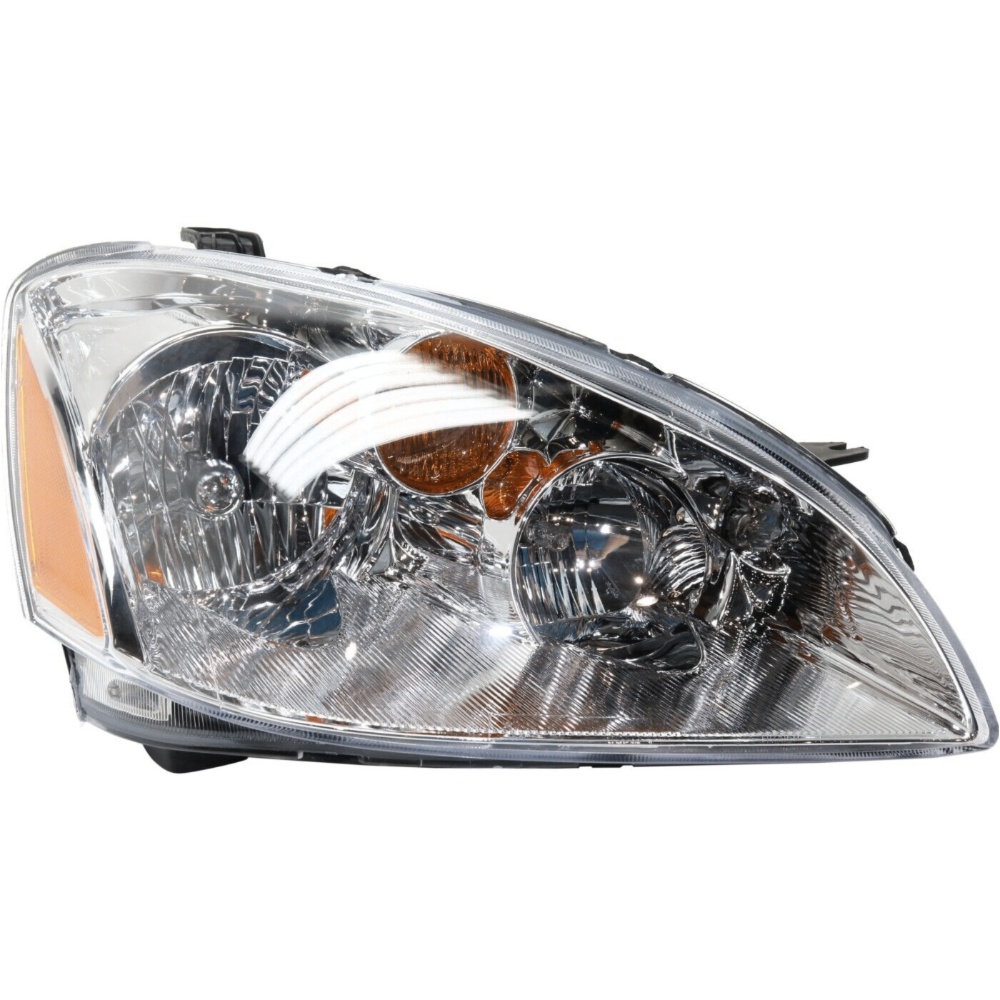 Headlight Kit For 2002-2004 Altima Sedan Driver And Passenger Side Clear Lens
