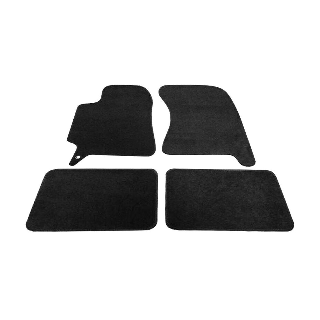 For Subaru 2002-2007 Impreza Sedan Floor Mats Front Rear Nylon Black Carpet 4PC