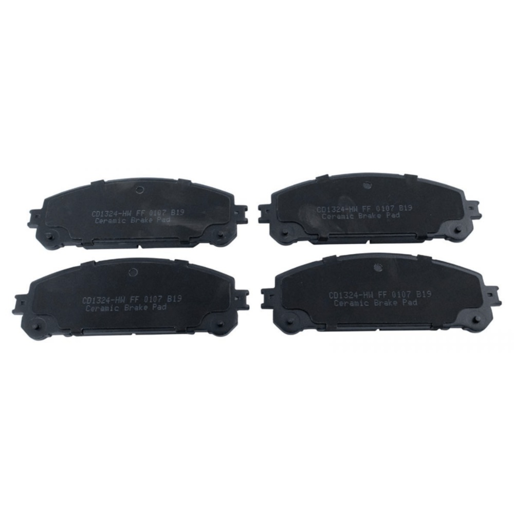 Front Ceramic Brake Pad & Coated Rotor Kit W/s For 2008-2021 Lexus Toyota
