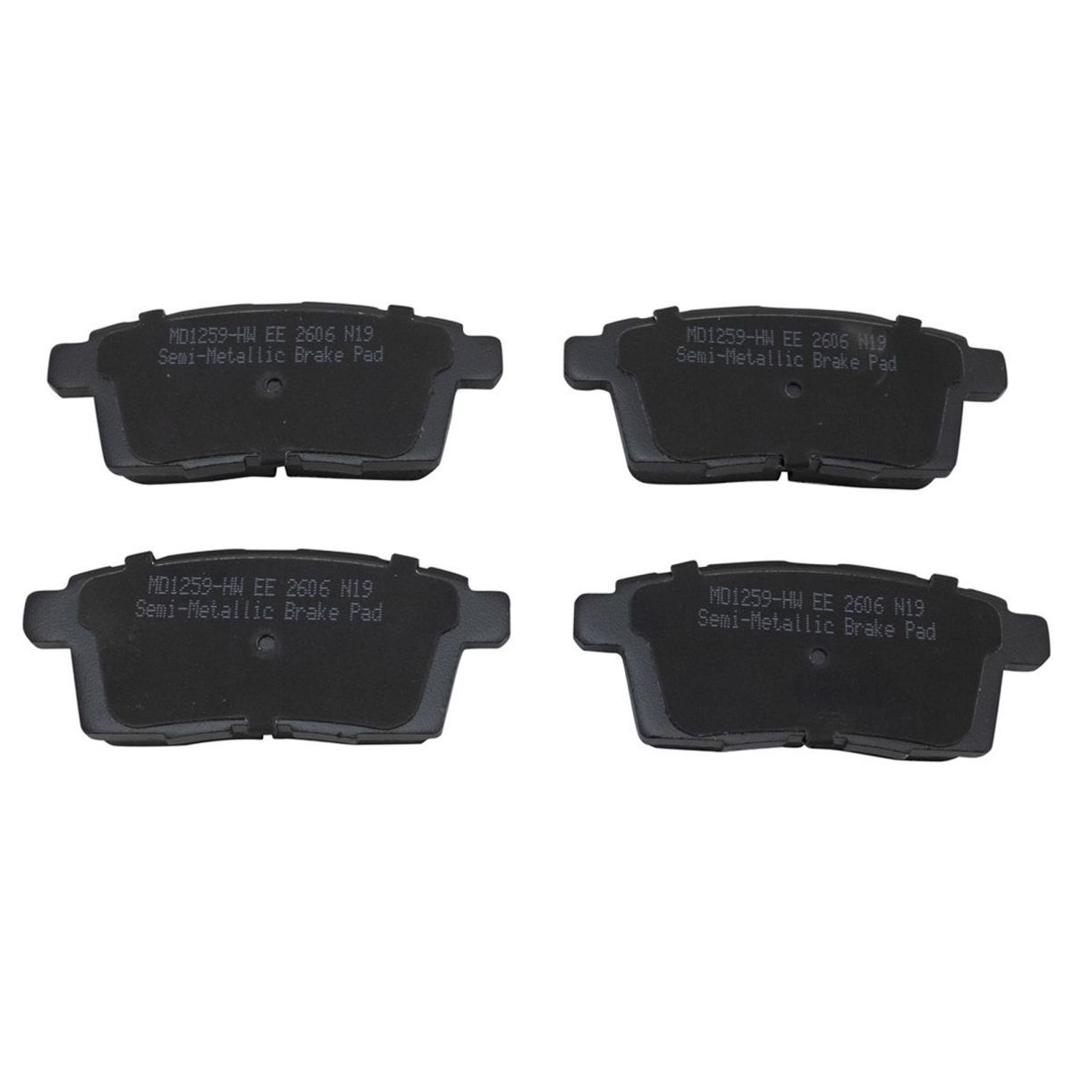 Rear Semi Metallic Brake Pad Set Kit Edge MKX CX-7 CX-9