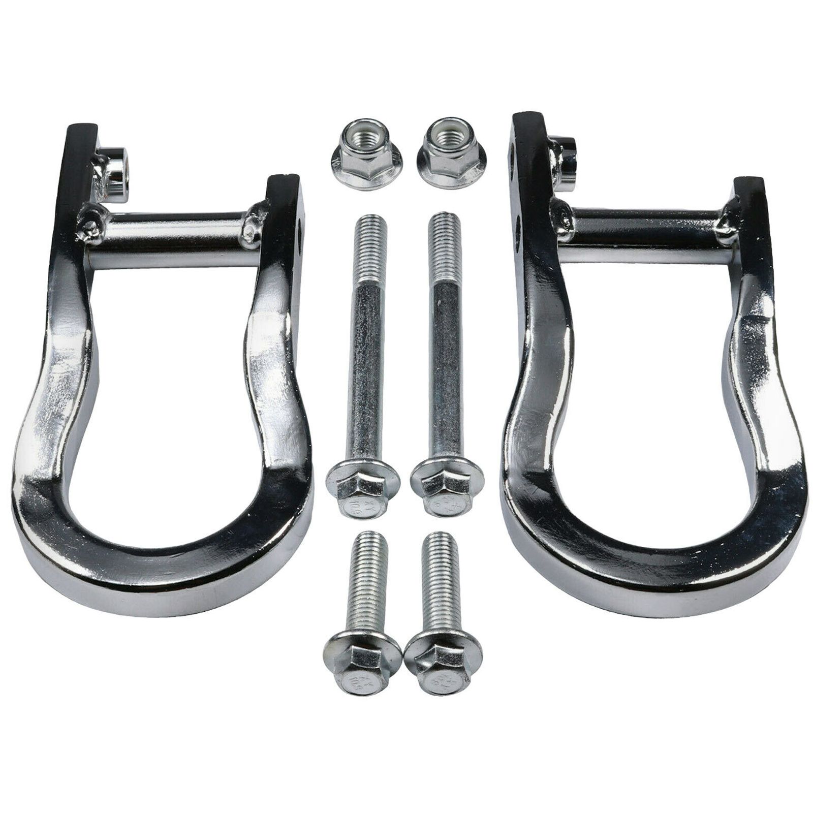 3 Sets Of - Chrome Tow Hooks For Chevrolet GMC Silverado Sierra 1500 2007-2019