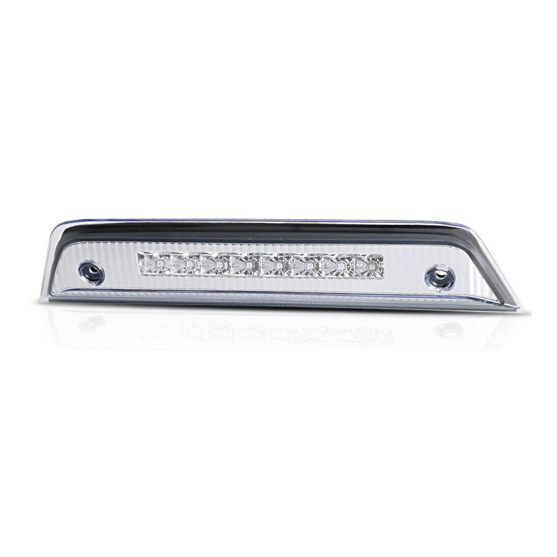 Fits 2010-2016 Dodge Journey [Chrome/Clear] LED Third 3rd Brake Light Tail Lamp