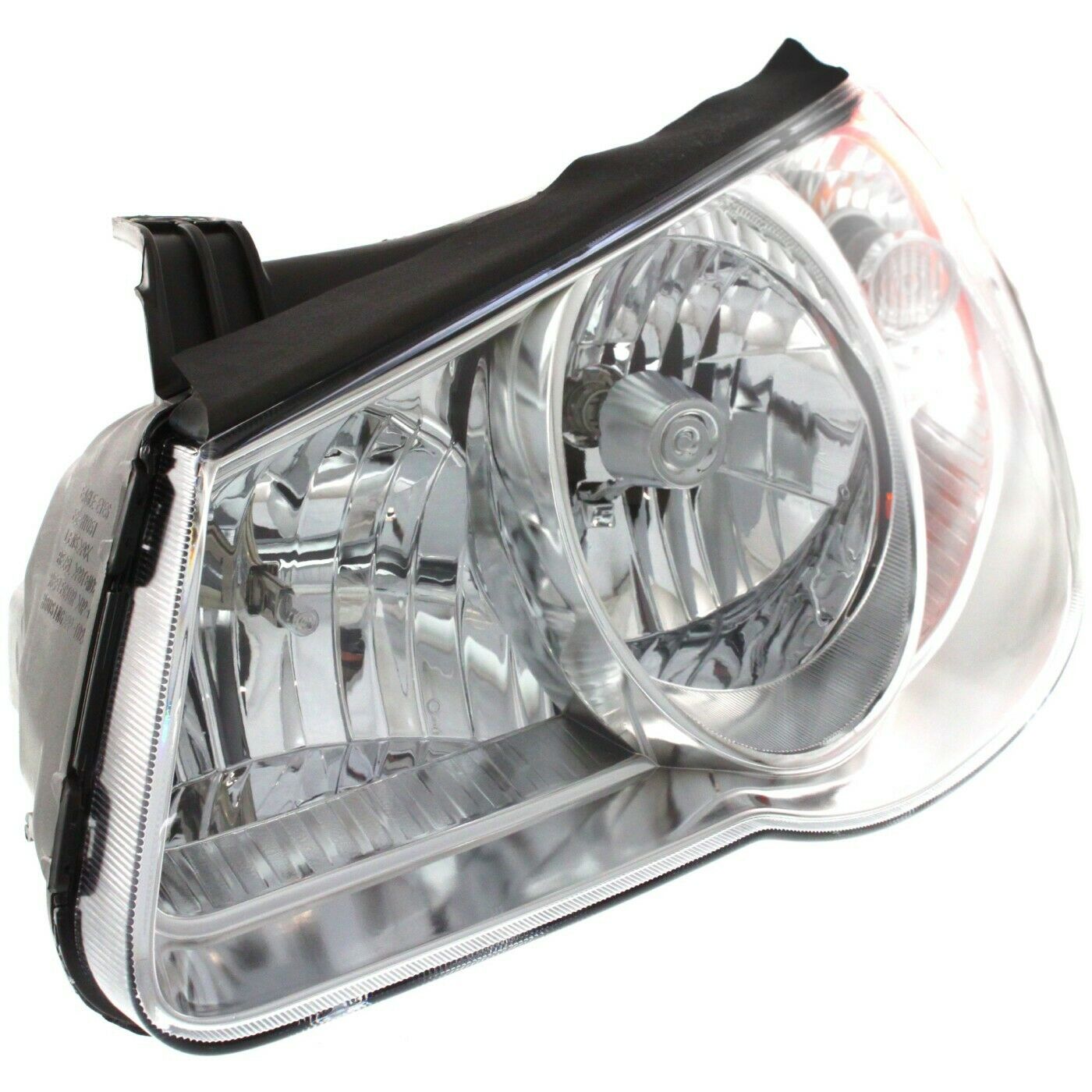 2X LH&RH Headlight 07-09 Elantra Sedan 09 Elantra Hatchback Clear Lens With Bulb