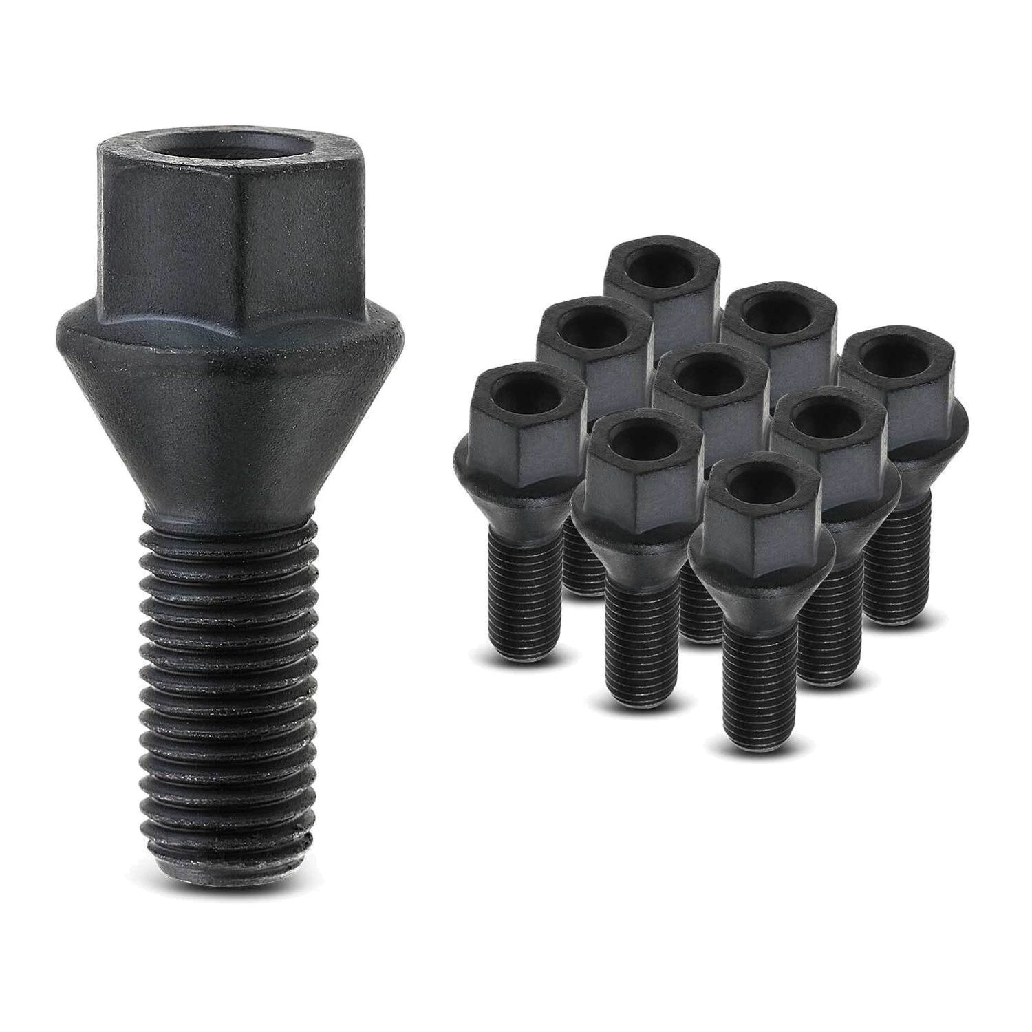 10x M12-1.50 Wheel Lug Stud For BMW E81 E87 E88 E82 E21 E30 E36 E46 E90 E91 E92