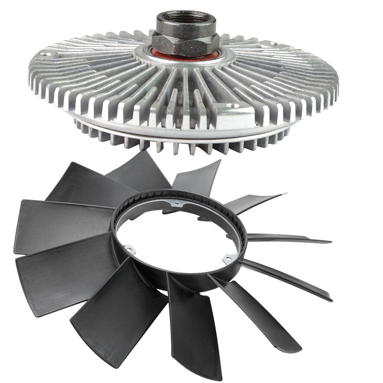 FAN BLADE + FAN CLUTCH KIT For BMW E36 E46 E53 E34 E32 E39 323i 325i X5 Z3 528i