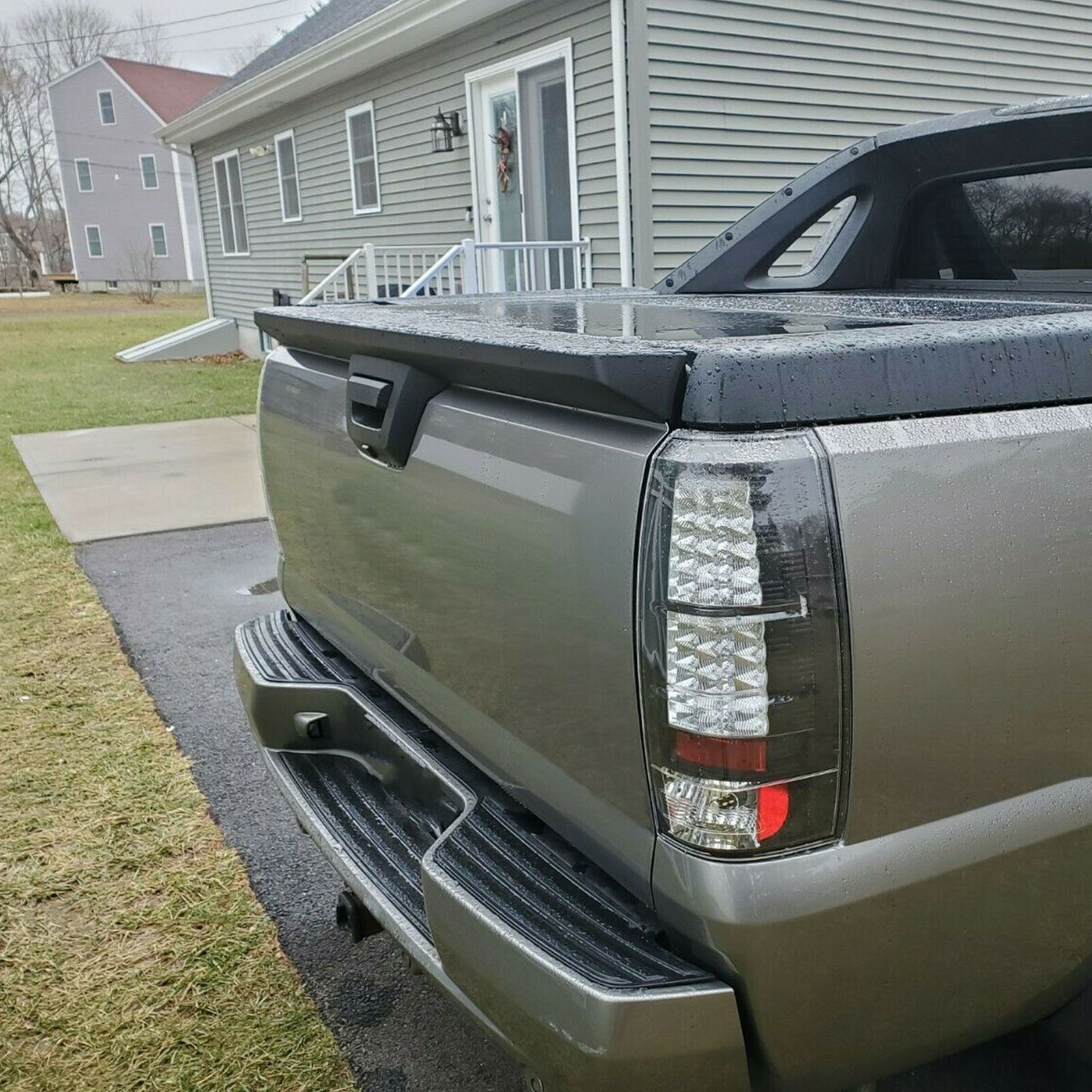 For 07-13 Escalade EXT Base Rear Tailgate Spoiler Molding Trim Cover Molding