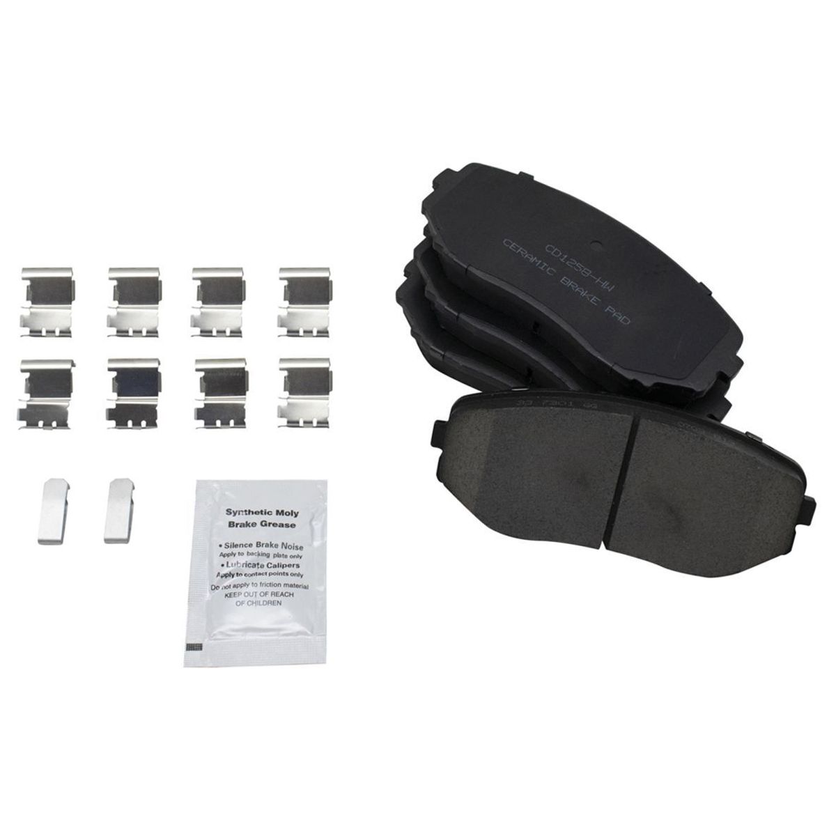 Front & Rear Ceramic Disc Brake Pad Kit Edge Lincoln MKX