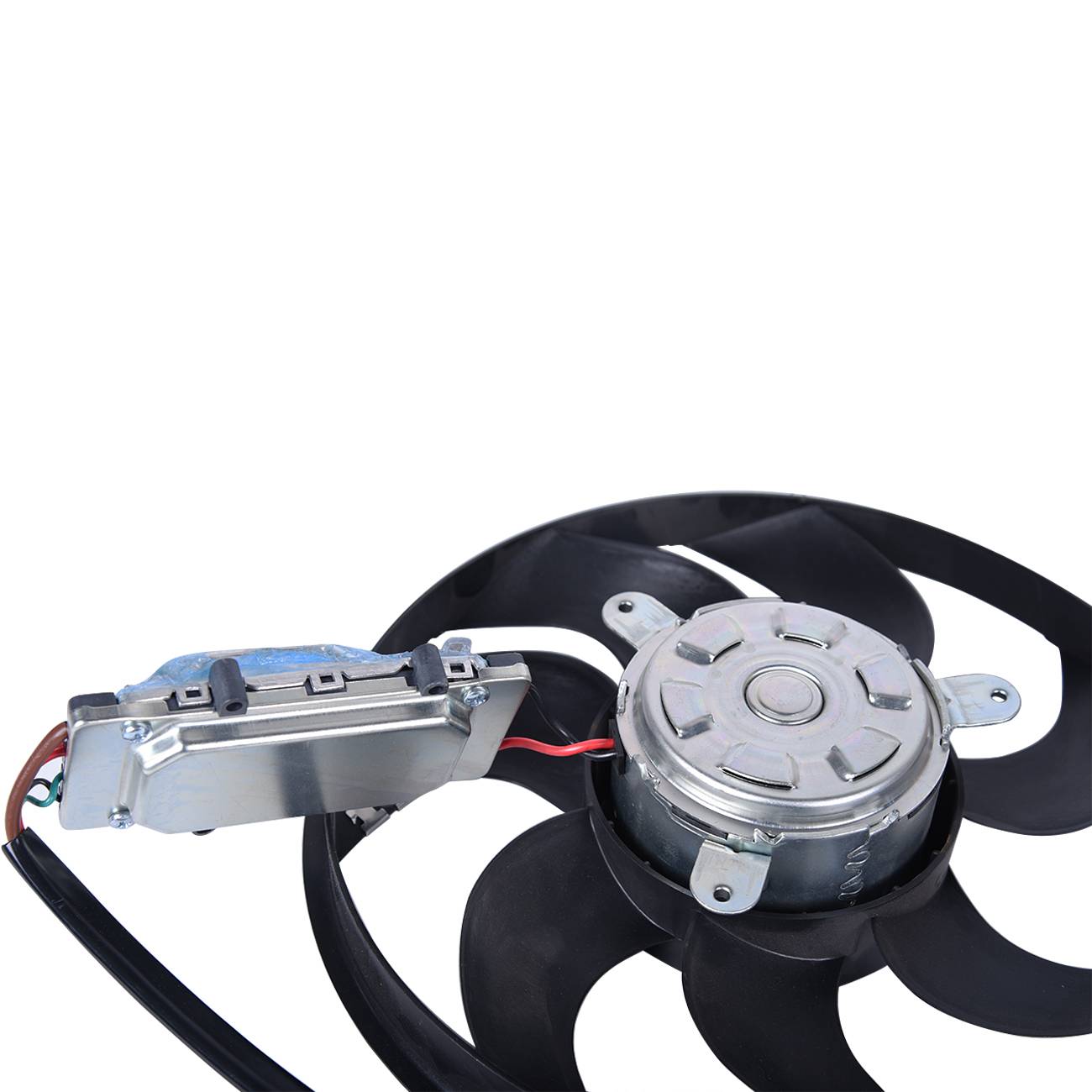 Radiator Cooling Fan Assembly Left For Audi Porsche Volkswagen 7L0959455F