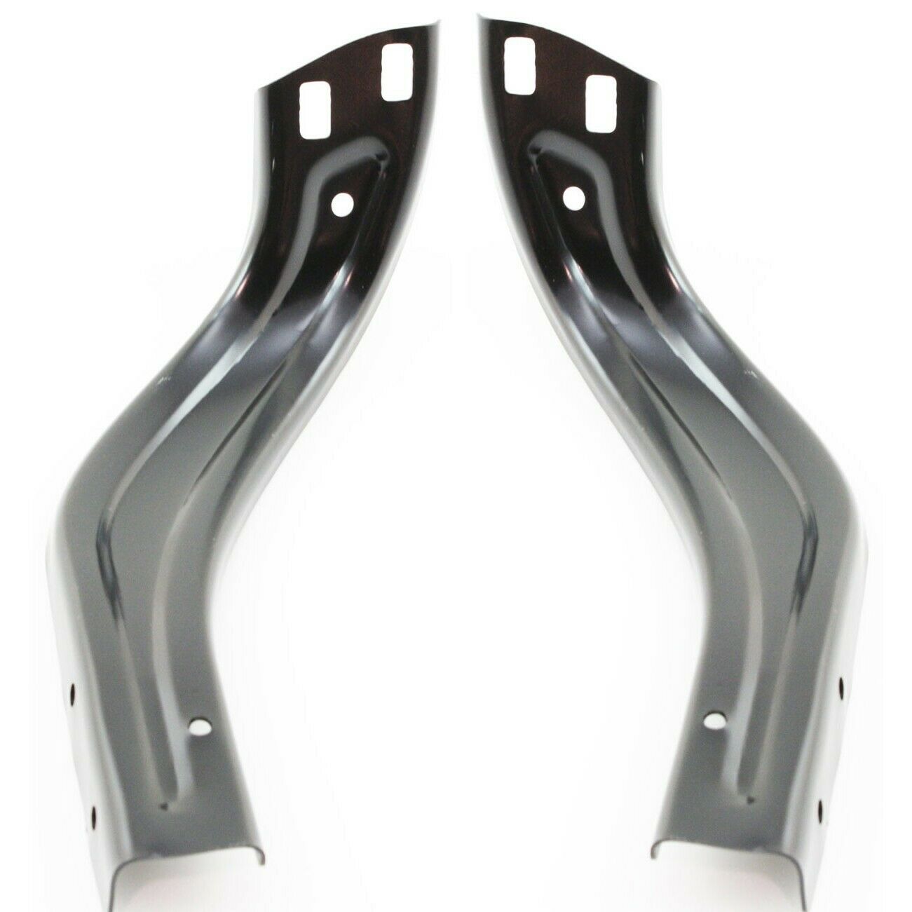 Bumper Bracket Set For Benz CLS-Class E-Class S End Strut Front Steel 2Pc